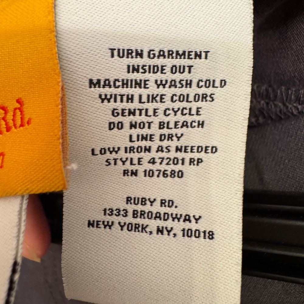 Ruby Rd. Gray Pull On Pants 22W - Picture 4 of 4